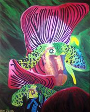 Poster print of Lady Slipper Flower by the artist Western Art