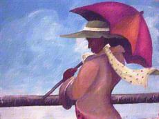 Poster print of Love Umbrella by the artist janiemcgee