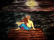 Poster print of Lover Night by the artist MsShaffer