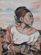 Poster print of Orpheline by the artist Khatch22Art