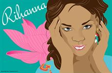 Poster print of Rihanna by the artist XtraT