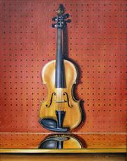 Poster print of Still Life of Violin by the artist RBMcGrath