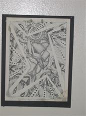 Poster print of The 24 hour dot drawing by the artist ThatsYIaM1