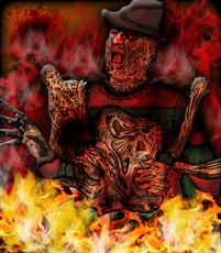Poster print of freddy souls by the artist JThomasKarnick